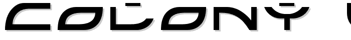 Colony Wars Normal font